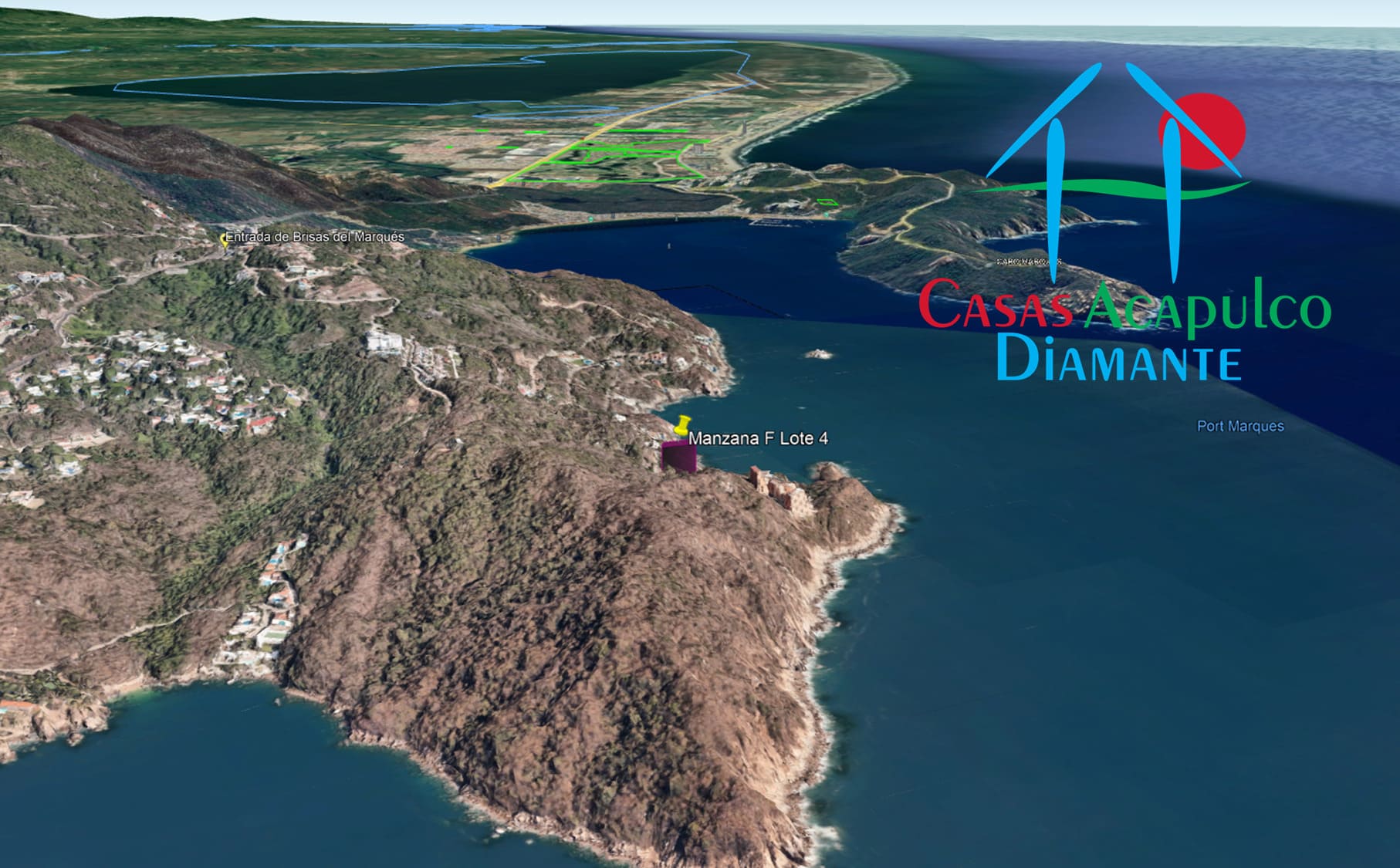 Terreno Brisas del Marqués Manzana F Lote 4 - Ubicación satelital y entorno 12